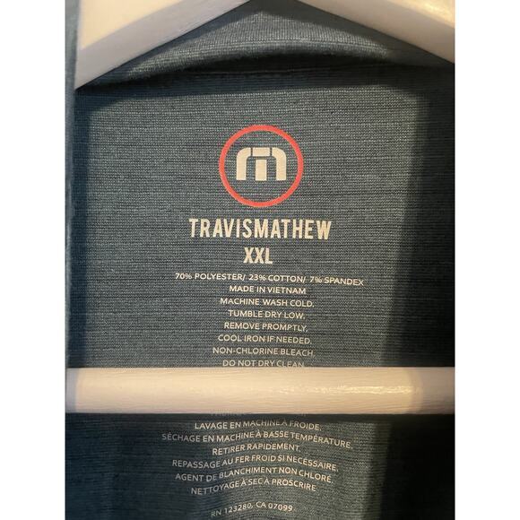 TRAVISMATHEW MENS FRESH ENERGY 1/4 ZIP GOLF PULLOVER‎ SIZE 2XL - Picture 6 of 10